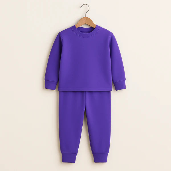 Kids Rib Innerwear Purple Sw