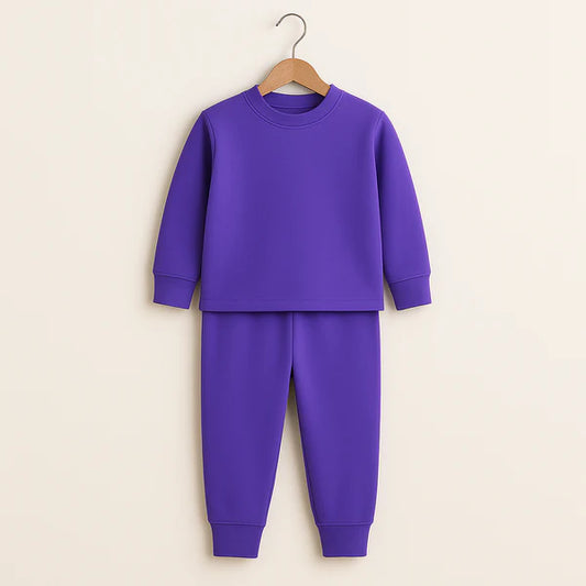 Kids Rib Innerwear Purple Sw